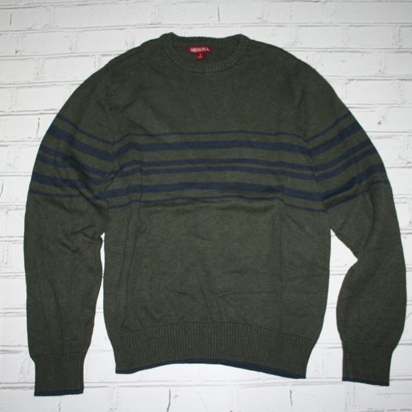 Navy Blue Merona Mens Sweater 